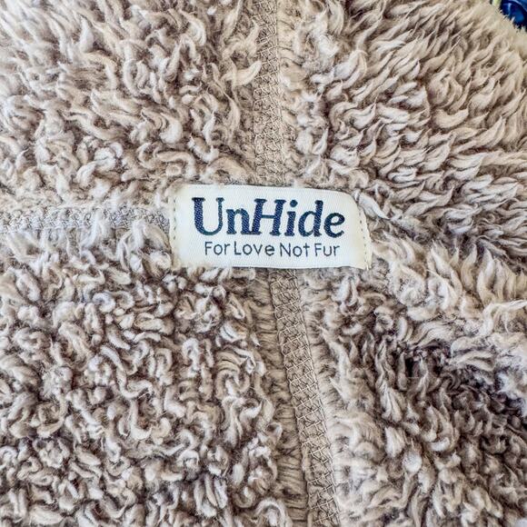 UnHide For Love Not Fur, Shleepy Hooded Cardigan/Robe-Taupe Ducky Women's Small - Picture 10 of 12